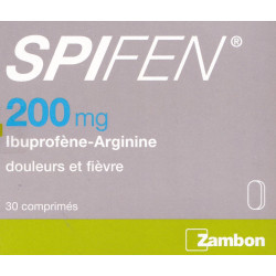 Spifen 200 mg Ibuprofène - Arginine 30 Comprimés