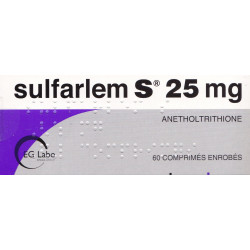 Sulfarlem S 25 mg 60 Comprimés enrobés