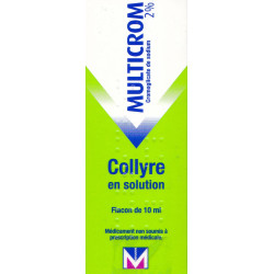 Multicrom 2 % Cromoglicate de sodium Collyre 10 ml