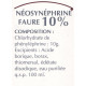 Néosynéphrine 10 % Faure Flacon 5 ml composition