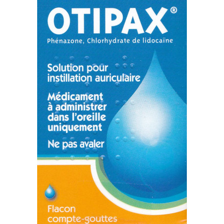 Otipax Phénazone / Chlorhydrate de lidocaïne Gouttes auriculaires