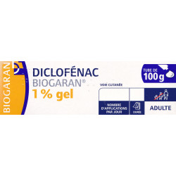 Diclofénac 1% Gel Biogaran Tube 100 g