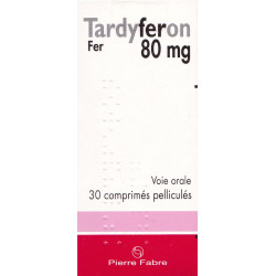 Tardyferon 80 mg 30 comprimés