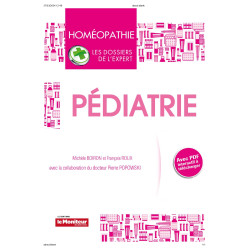 Pédiatrie Livre conseil en Homéopathie Première de couverture