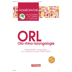 ORL Livre conseil en Homéopathie Première de couverture