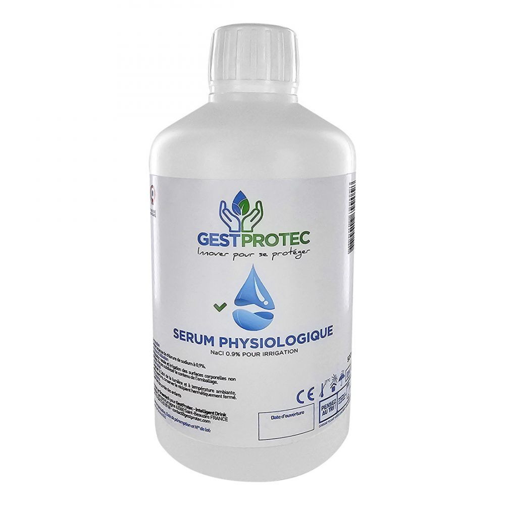 Solution Saline Lavage Nez Bébé Sérum Physiologique 500ml Stérile - Lavage Nasal Bébé Et Adulte Solution Saline Stérile
