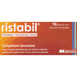 Ristabil Anti-fatigue naturel 10 Flacons