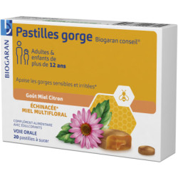 Pastilles Gorge Miel Citron Biogaran Conseil