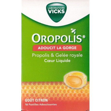 OROPOLIS coeur liquide Gelée royale pastilles pour la gorge 