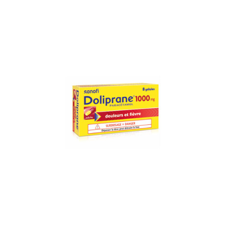 Doliprane 1000 mg 8 Gélules