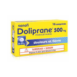 Doliprane 500 mg 16 Comprimes sécables