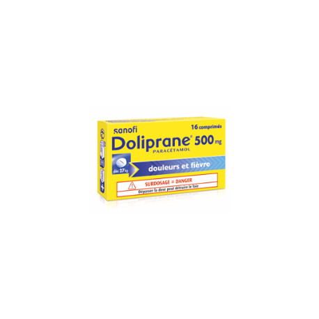 Doliprane 500 mg 16 Comprimes sécables
