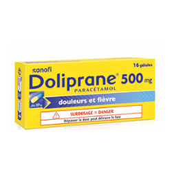 Doliprane 500 mg 16 Gélules
