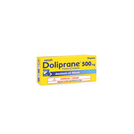Doliprane 500 mg 16 Gélules