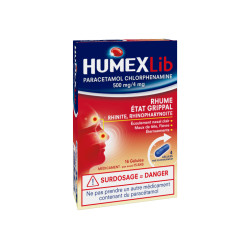 Humexlib Médicaments pour les écoulements du nez, le rhume et le nez bouché