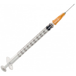 Seringue 1ml Luer Slip avec Aiguilles 25G Boite de 100