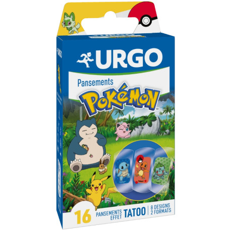 Pansements Pokémon Effet TATOO Urgo