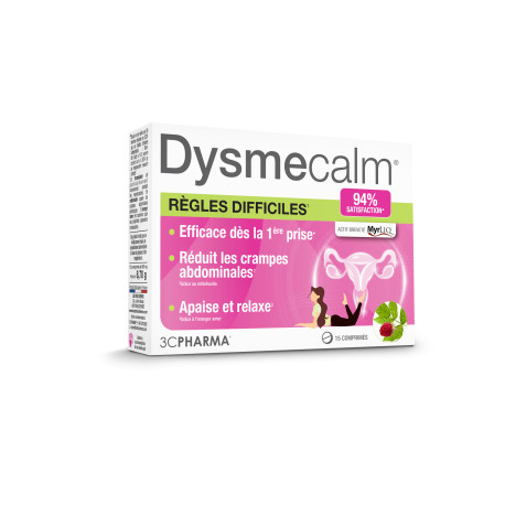DysmeCalm Règles difficiles 15 Comprimés  Les 3 Chênes