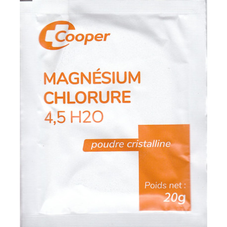 Chlorure de Magnésium Sachet 20 g Cooper