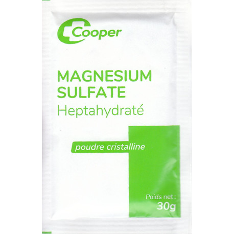 Sulfate de Magnésium Sachet 30 g Cooper