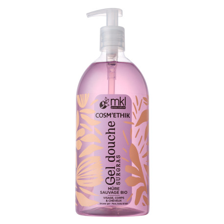 Gel douche Surgras Mûre Sauvage Cosm'ethik MKL 1 litre