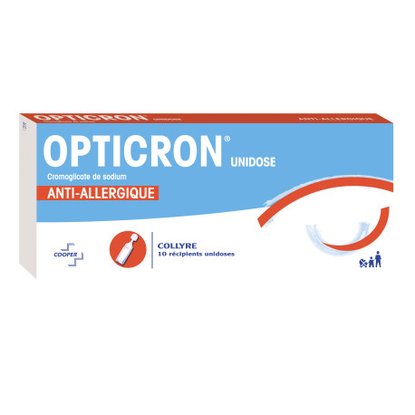 Opticron Collyre Anti-allergique 10 Unidoses