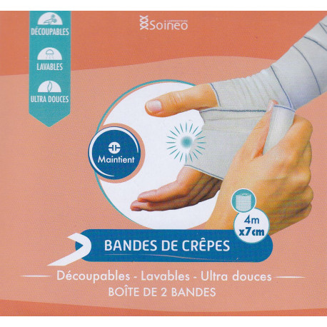 Bandes de Crêpes 4 m x 7 cm Soineo
