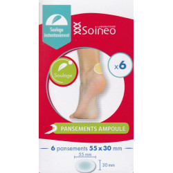 Pansements ampoules x6 Soineo