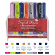 Lime à ongle Tropical Shine display avec codes de référence