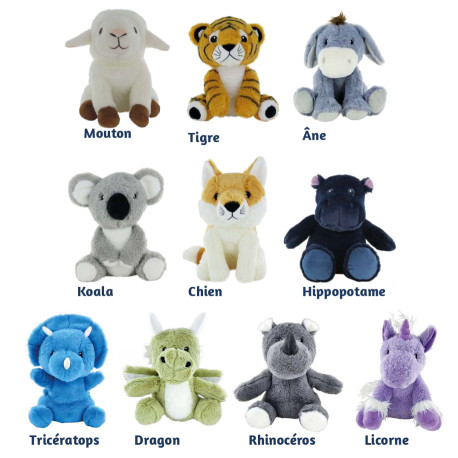 Bouillotte Peluche ZEN Déhoussable 25 cm