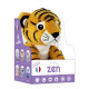 Bouillotte Peluche Tigre ZEN Déhoussable 25 cm