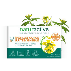 Pastilles gorge irritée/sensible Naturactive
