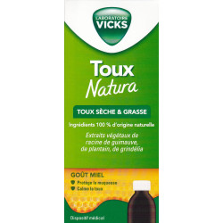 Vicks Toux Natura Sirop Adulte 140 ml