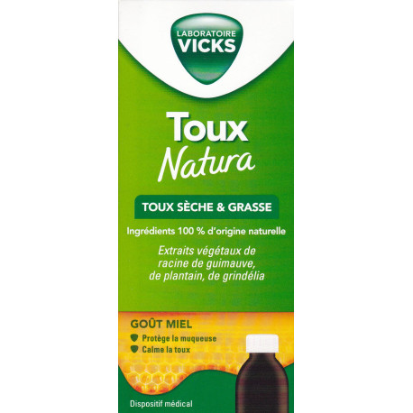 Vicks Toux Natura Sirop Adulte 140 ml