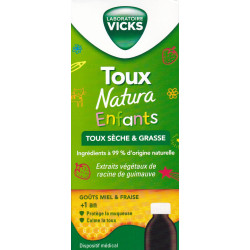 Vicks Toux Natura Sirop Enfant 140 ml