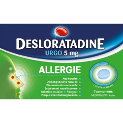 URGO Allergie Desloratadine 5 mg 7 Comprimés