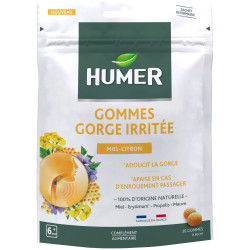Humer Gommes Gorge Irritée