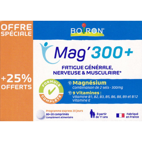 Mag'300+ 80+20 Comprimés Boiron