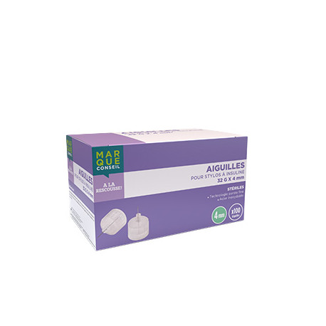 Aiguilles 4 mm pour Stylo Injecteur Marque Conseil