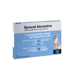 FIPROCAT Antiparasitaire externe Chat Pipettes Biocanina
