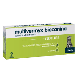 Multivermyx Vermifuge Chat Comprimés Biocanina