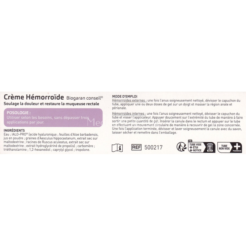 Traitement Anti-hémorroïdes Cicatridine - 10 Suppositoires Acide Hyaluronique, Interne/externe, Neuf