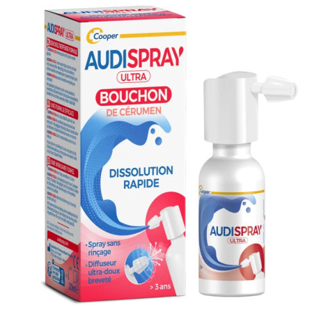 AUDISPRAY Ultra Bouchon de cérumen