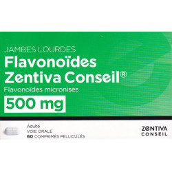 Jambes lourdes Flavonoïdes 500 mg Zentiva Conseil