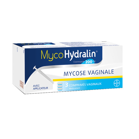 MycoHydralin 3 Comprimés vaginaux avec applicateur
