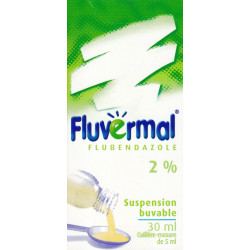 Fluvermal 2 % Suspension buvable 30 ml