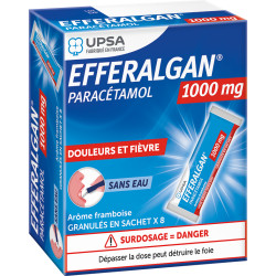 Efferalgan 1000 mg Granulés en sachet Framboise