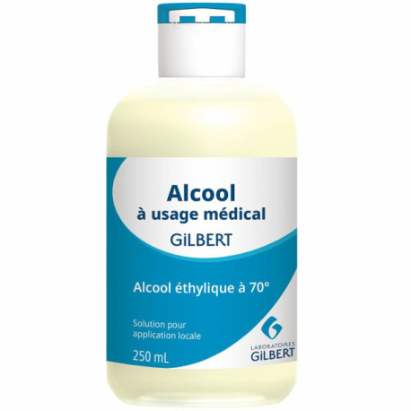 Alcool éthylique à usage médical 70° Gilbert 250 ml