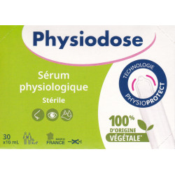 Physiodose Sérum physiologique 30 Unidoses végétales