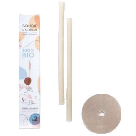 Bougie d'oreille BIO x2 Indutex